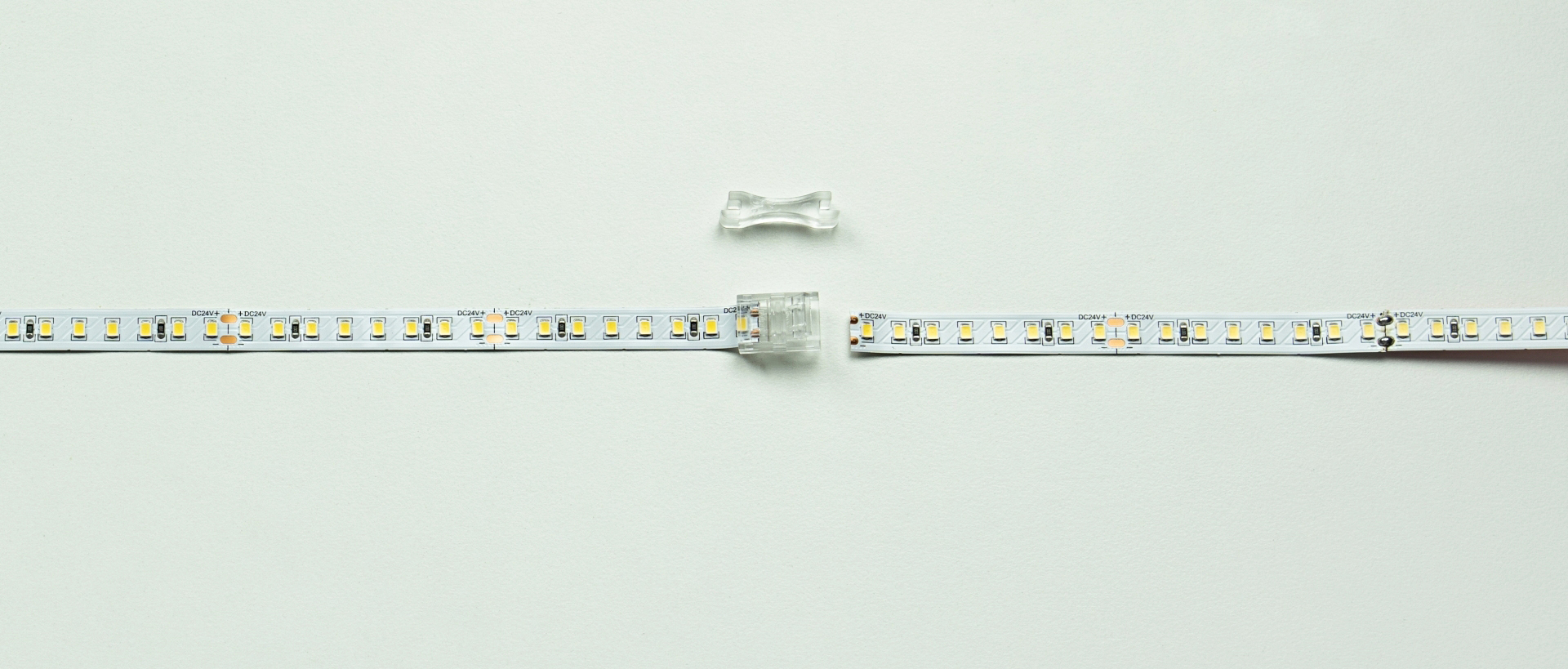 Disconnecting LED strips using a connector opener